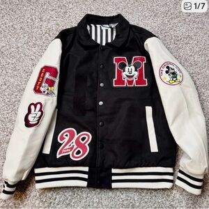 Mickey Mouse & Friends Letterman Varsity Jacket